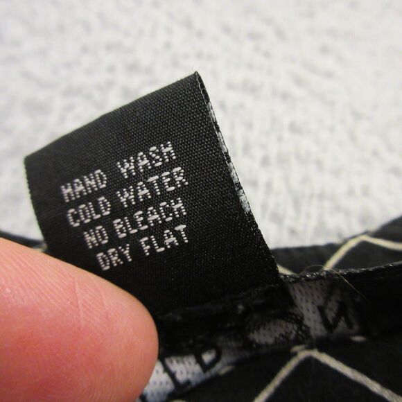 Citron Santa Monica Silk Shirt Blouse Top size XS FLAW Asian Band Collar Peacock - Picture 8 of 12